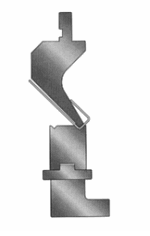 90 Degree Bending with Thin Tip Gooseneck Punch